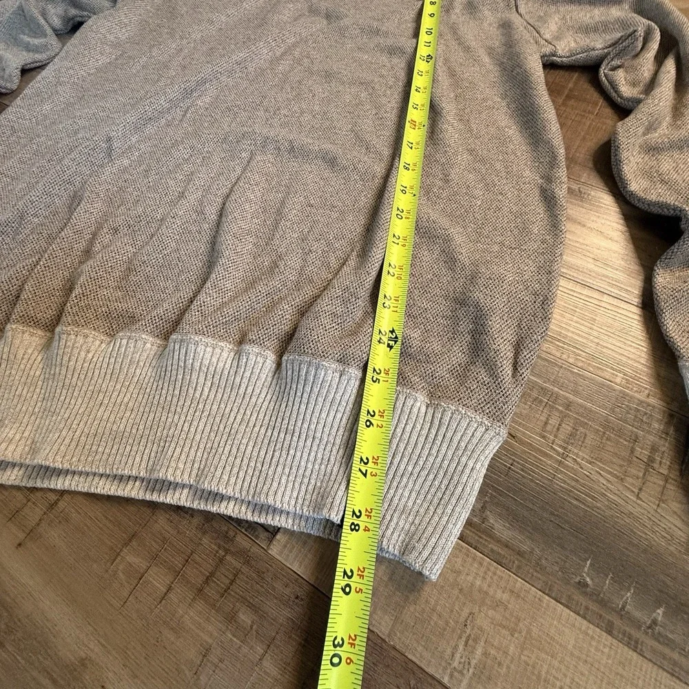 Joe's Jeans Tan Heathered Crew Neck Sweater * LARGE Casual Elevated Quiet‎ Lux